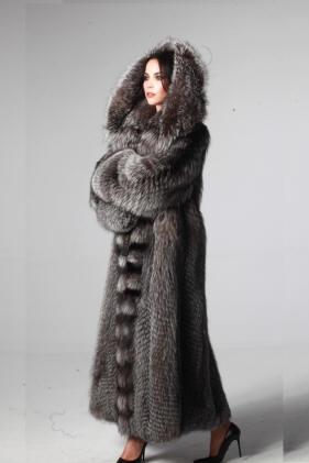 Chaleco de zorro, hecho de un zorro