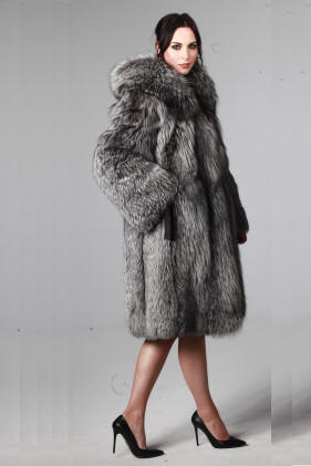 Chaqueta de piel de marta